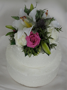 Tiger Lily, Rose & Thistle Cake Topper
